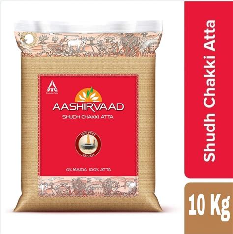 Aashirvaad Shudh Chakki Atta 10 Kg X 3 Pkt MRP 494 Packaging Type