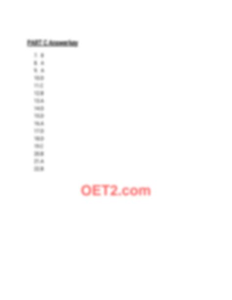 SOLUTION Oet Reading Sample For Nurses Pdf Blepharitis Answers Studypool