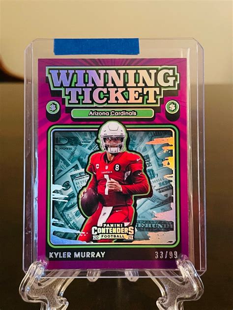 KYLER MURRAY 2021 PANINI CONTENDERS WINNING TICKET SILVER 99 CARDINALS