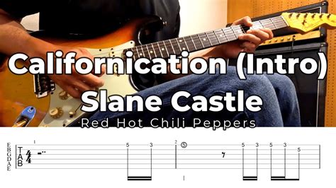 Californication Intro Slane Castle Red Hot Chili Peppers Guitar Cover