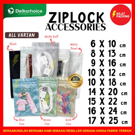 Jual Plastik Klip Aksesoris All Varian Packing Aksesoris Ziplock