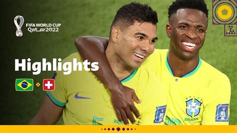 Casemiro Downs Swiss Brazil V Switzerland Fifa World Cup Qatar