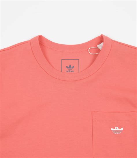 Adidas Heavyweight Shmoofoil Pocket T Shirt Semi Turbo Cream White