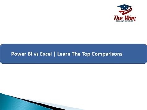 Ppt Power Bi Vs Excel Learn The Top Comparisons Powerpoint Presentation Id12129573