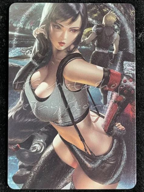 TIFA LOCKHART Final Fantasy Goddess Story Anime Waifu Doujin Card ACG