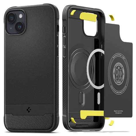 Buy Spigen Rugged Armor Magfit Back Cover Case Compatible With Iphone