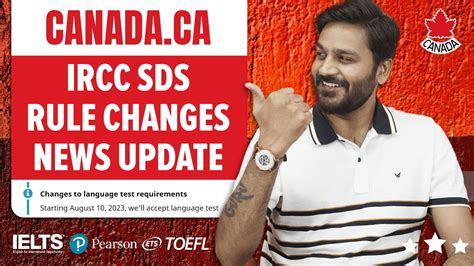 IRCC SDS Rule Changes News On Canada Ca For IELTS PTE TOEFL