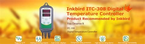 Inkbird ITC 308S Dual Relay Digital Temperature Controller For Heating