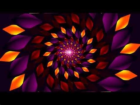 4k Mandala Floral Tunnel VJ Motion Background Video Colorful Mandala