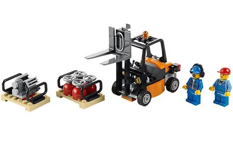 Lego® City® Cargo Truck With 3 Minifigures Forklift And Handtruck 60020