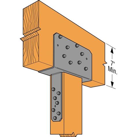 Simpson Strong Tie Ccq Column Cap For 6x Beam 6x Post With Strong