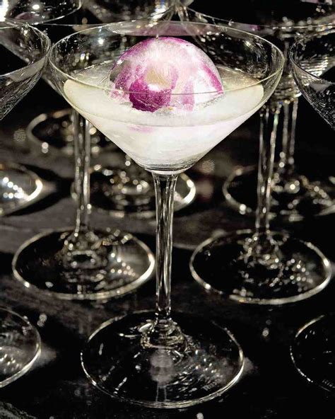 White Cosmopolitan With Orchid Ice Ball Daniel In Nyc Bartenders