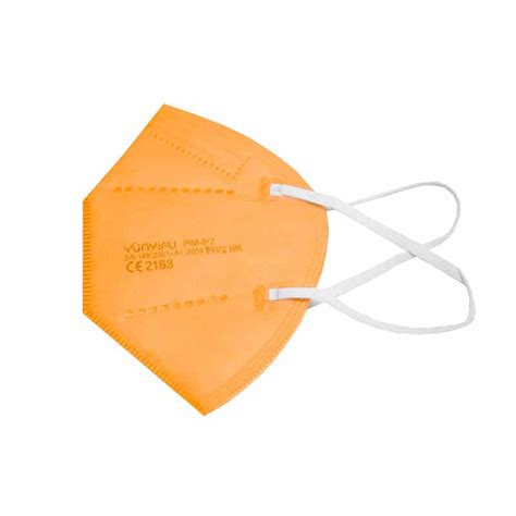 Partikel Maske FFP2 Orange Virenschutzmaske