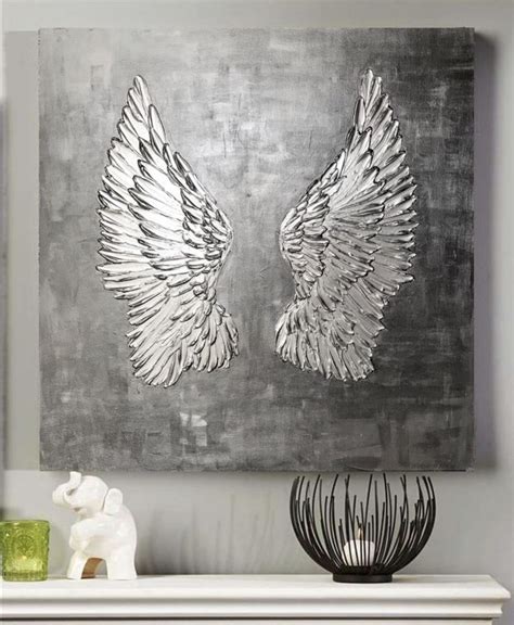 Angel wings art acrylic