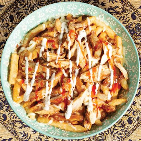 Chicken Shawarma Poutine Bowl Pita Land