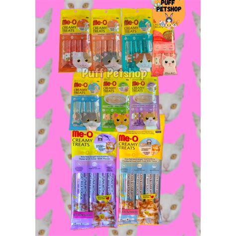 Jual Meo Snack Creamy Treats 60gr Isi 4 Pcs Meo Snacks Me O Creamy