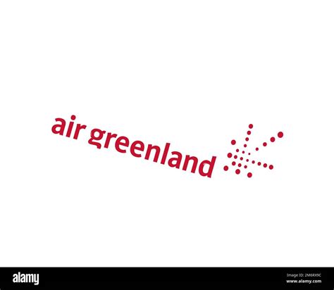 Air Greenland, rotated logo, white background B Stock Photo - Alamy