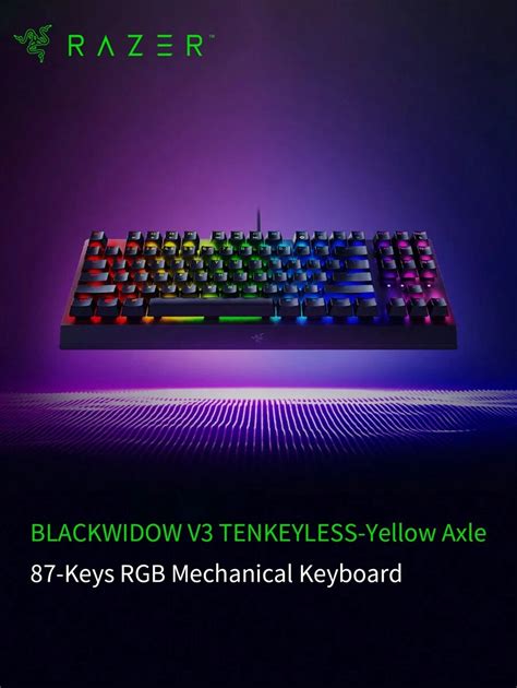 Razer Mechaniczna Klawiatura Do Gier Razer Blackwidow V Tenkeyless Tkl