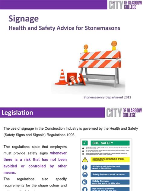 Health and Safety Sign | PDF