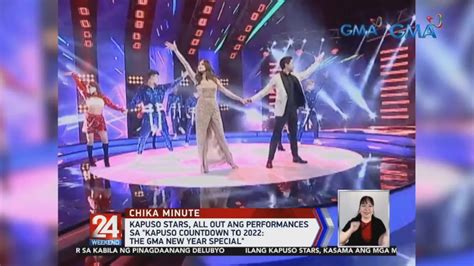 Kapuso Stars All Out Ang Performances Sa Kapuso Countdown To 2022