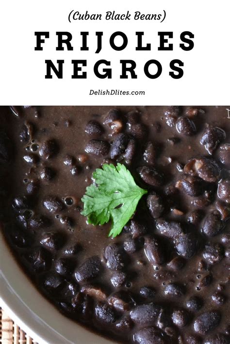 Frijoles Negros (Cuban Black Beans) | Delish D'Lites