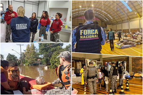 A missão humanitária da Força Nacional de Segurança no Rio Grande do