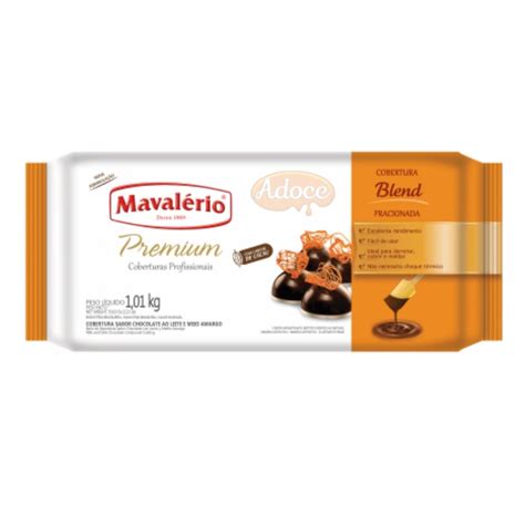 Cobertura Premium Blend Barra Kg Maval Rio