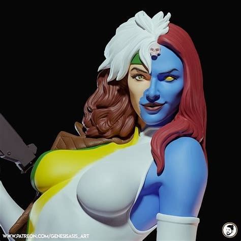 Mystique To Rogue Fan Art 3d Model 3d Printable Cgtrader