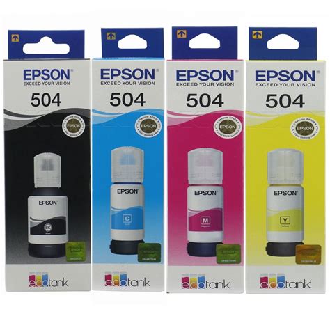 Kit Refil Tinta Cores Epson L L L L L T K