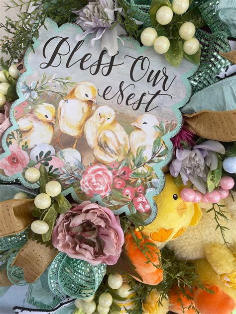 Easter Wreatheaster Chicken Wreath Spring Wreath Easter - Etsy