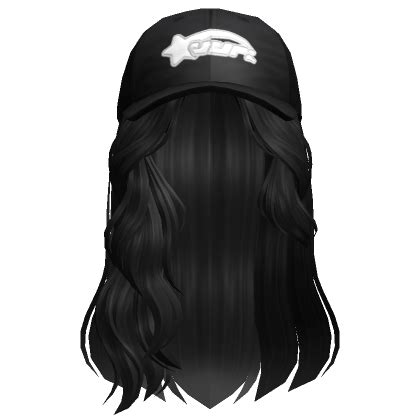 Cabelo Ondulado Bagun Ado Bon Preto Preto Roblox