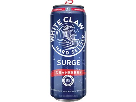 White Claw Hard Seltzer Surge Cranberry Premium And Affordable Liquor