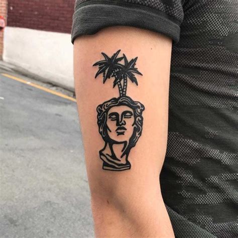 Vaporwave David By Puff Channel Tattoogrid Net