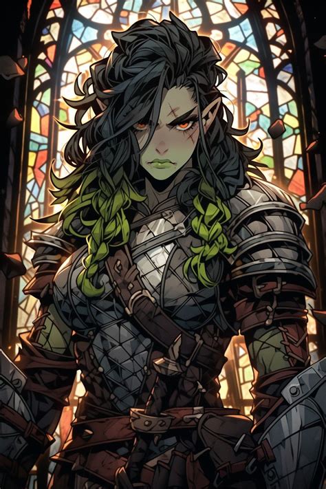 Female Half Orc Fighter Rogue Artofit