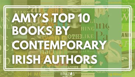 Amys Top Ten Books By Contemporary Irish Authors Brazos Bookstore