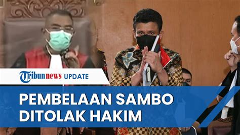 Eksepsi Ferdy Sambo Ditolak Hakim Saat Sidang Putusan Sela Perintahkan