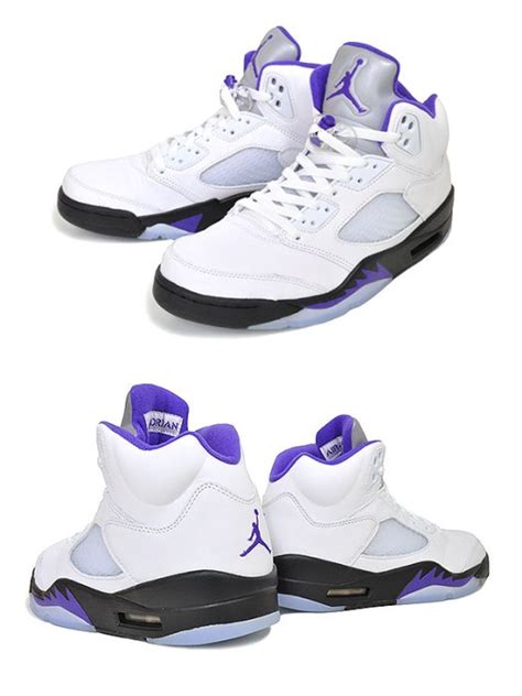 經典回歸 NIKE AIR JORDAN 5 RETRO DARK CONCORD 白黑紫 DD0587 141 Yahoo奇摩拍賣