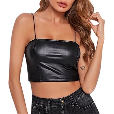 Give You More Choice Online Sales Cheap Of Experts Best Quality Ladies Pu Leather Tank Bustier