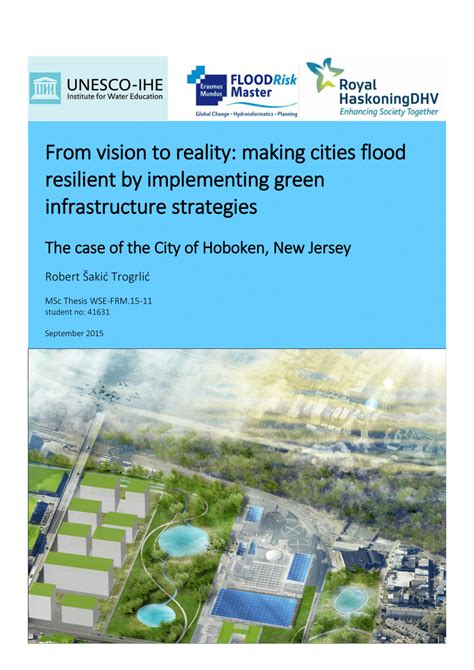 Pdf From Vision To Reality Making Cities Flood Resilient By