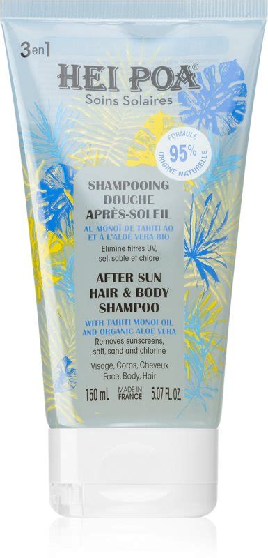 Hei Poa After Sun Monoi Aloe Vera Gel De Douche Corps Et Cheveux