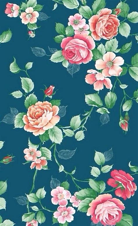 Blue Floral Pattern Wallpapers - Top Free Blue Floral Pattern ...