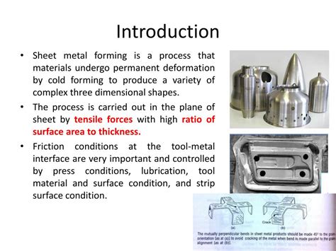 Ppt Sheet Metal Forming Powerpoint Presentation Free Download Id