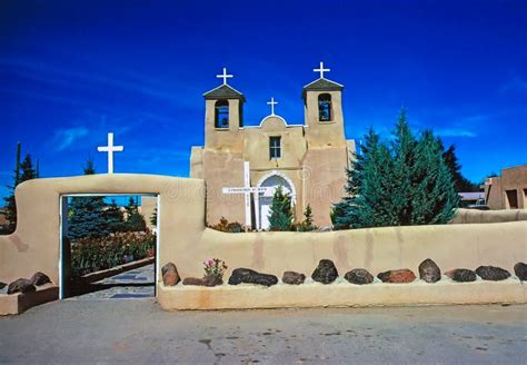 Church New Mexico Stock Image Image Of Trees Architecture