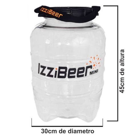 Fermentador Izzibeer mini 20 litros c Torneira Armazém do Cervejeiro