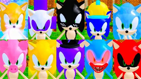 Update How To Get All 10 New Sonic Morphs In Find The Sonic Morphs