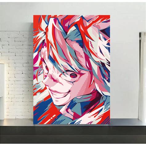 Quadro De Mdf Poster Moldura Anime Mang Demon Slayer Sanemi