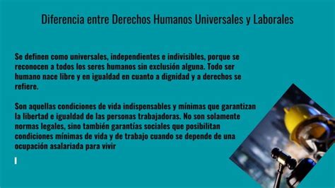 Derechos Humanos Laborales Pptx