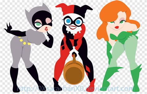 Poison Ivy Harley Quinn Catwoman Batman Gotham City Sirens Harley