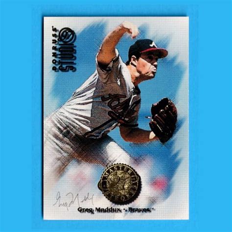 1997 Donruss Studio Master Strokes 12 Greg Maddux 2000 For Sale