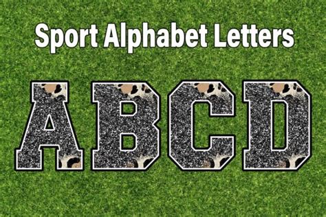 Sport Black Leopard Alphabets Numbers Graphic By Digital Creative Art